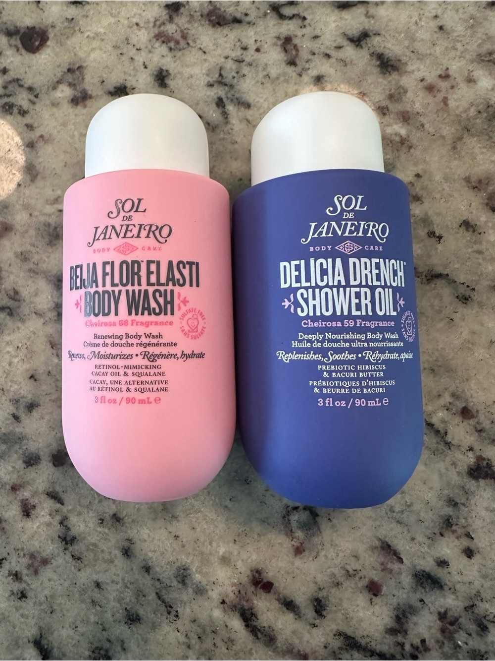 Sol de Janeiro: body wash (68) shower oil (59)